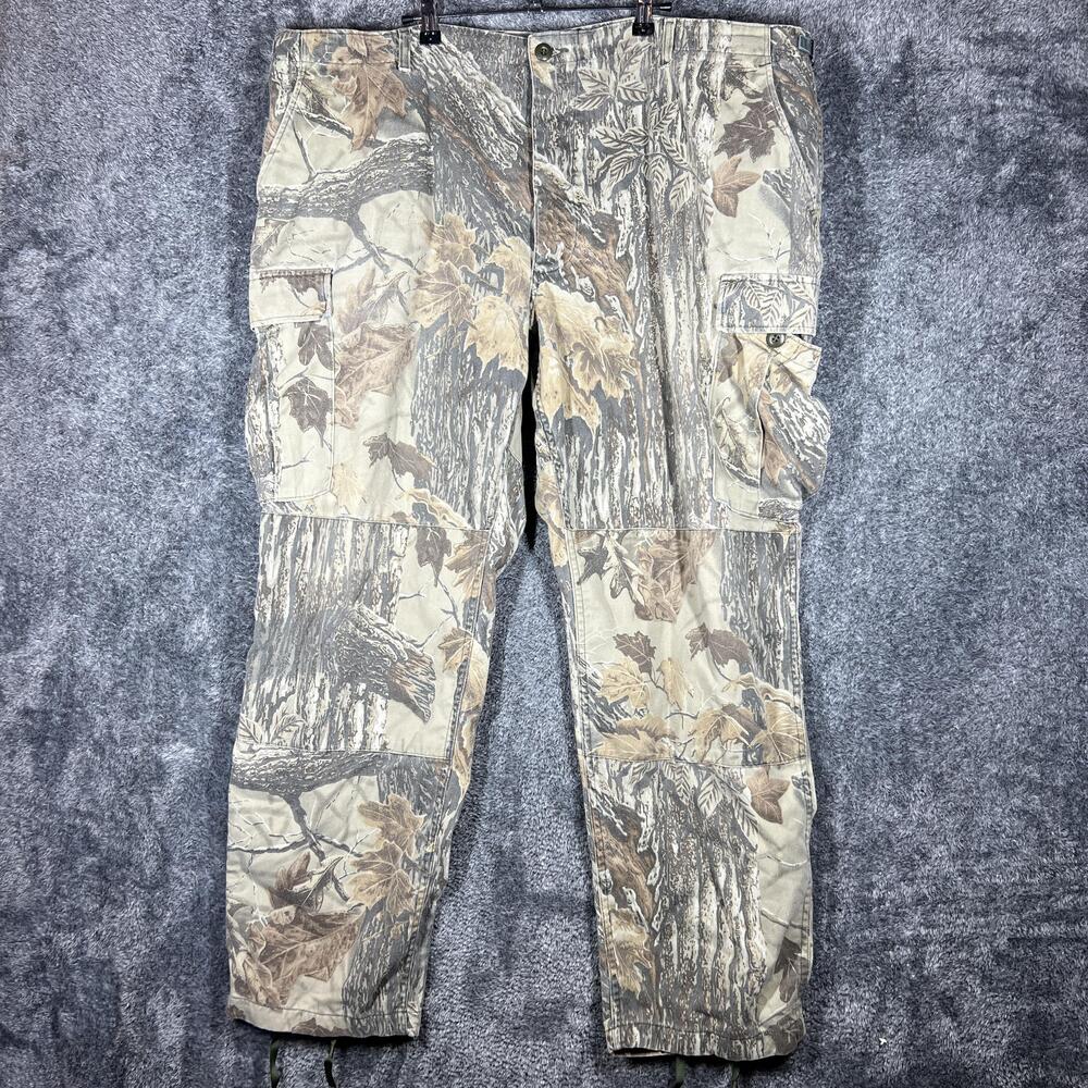 PROPPER Pants Mens 46x29 Army Green Cargo Camouflage Cotton 2XL Cuffed